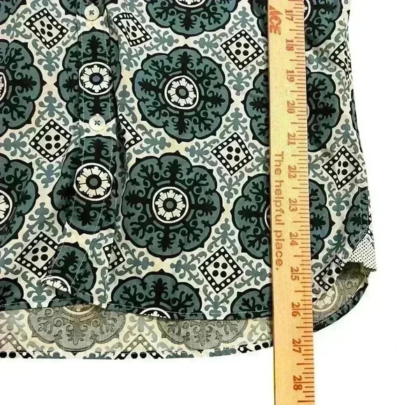 Ted Baker London Women’s Short Sleeve Button Down Blouse Size 2 (XS) Cotton - Picture 8 of 8